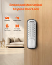 VEVOR Mechanical Keyless Entry Door Lock 14 Key Mechanical Keypad Door Knob Home