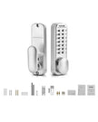 VEVOR Mechanical Keyless Entry Door Lock 14 Key Mechanical Keypad Door Knob Home