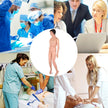 VEVOR Manikin for The Cure of The Patient Didactic Material in PVC Medical Training Teaching Manikin Model Woman for Teaching at School of Nursing Medicine