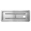 VEVOR 24 x 8 inch Drop-in Fire Pit Pan, Rectangular Stainless Steel Fire Pit Burner Kit, Natural & Propane Gas Fire Pan 120,000 BTU with H-Burner for Indoor or Outdoor Use
