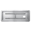 VEVOR 36 x 12 inch Drop-in Fire Pit Pan, Rectangular Stainless Steel Fire Pit Burner Kit, Natural & Propane Gas Fire Pan 150,000 BTU with H-Burner for Indoor or Outdoor Use