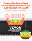 VEVOR 4 Piece Magnetic Torpedo Level 48/24/16/10 In Box Leveler with Bubble Vial