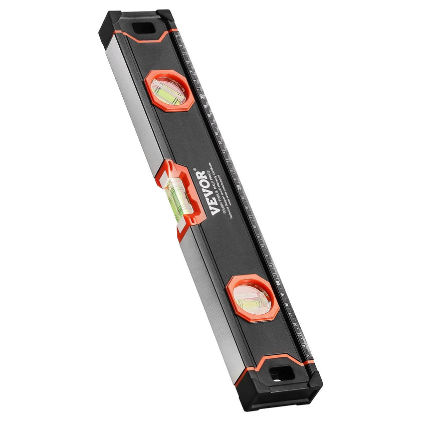 VEVOR 4 Piece Magnetic Torpedo Level 48/24/16/10 In Box Leveler with Bubble Vial