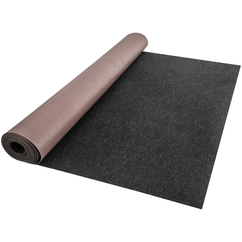 VEVOR Boat Carpet, 6 ft x 13.1 ft Marine Carpet for Boats, Waterproof Black Indoor Outdoor Carpet with Marine Backing Anti-Slide Marine Grade Boat Carpet Cuttable Easy to Clean Patio Rugs Deck Rug