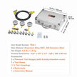 VEVOR Hydraulic Pressure Test Kit, 250/400/600bar, 3 Gauges 11 Test Couplings 3 Test Hoses, Excavator Hydraulic Test Gauge Set with Portable Carrying Case for Excavator Tractors Construction Machinery