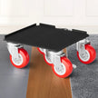 VEVOR Furniture Dolly Heavy Duty Furniture Mover with 5 Wheels 3474 lbs Capacity