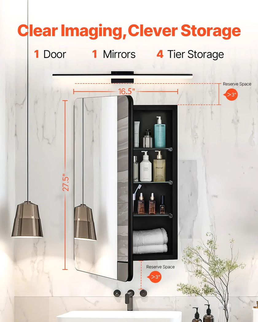 VEVOR Medicine Cabinet 16.5