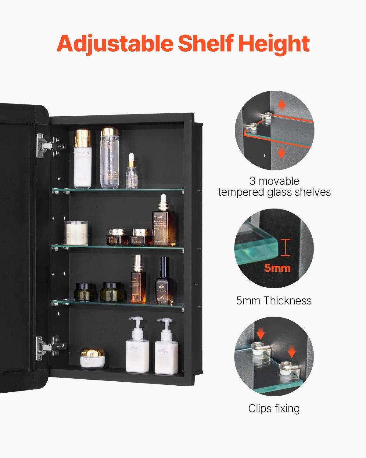 VEVOR Medicine Cabinet 16.5