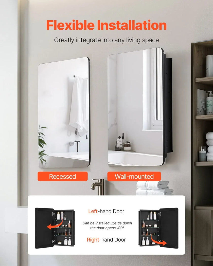 VEVOR Medicine Cabinet 16.5