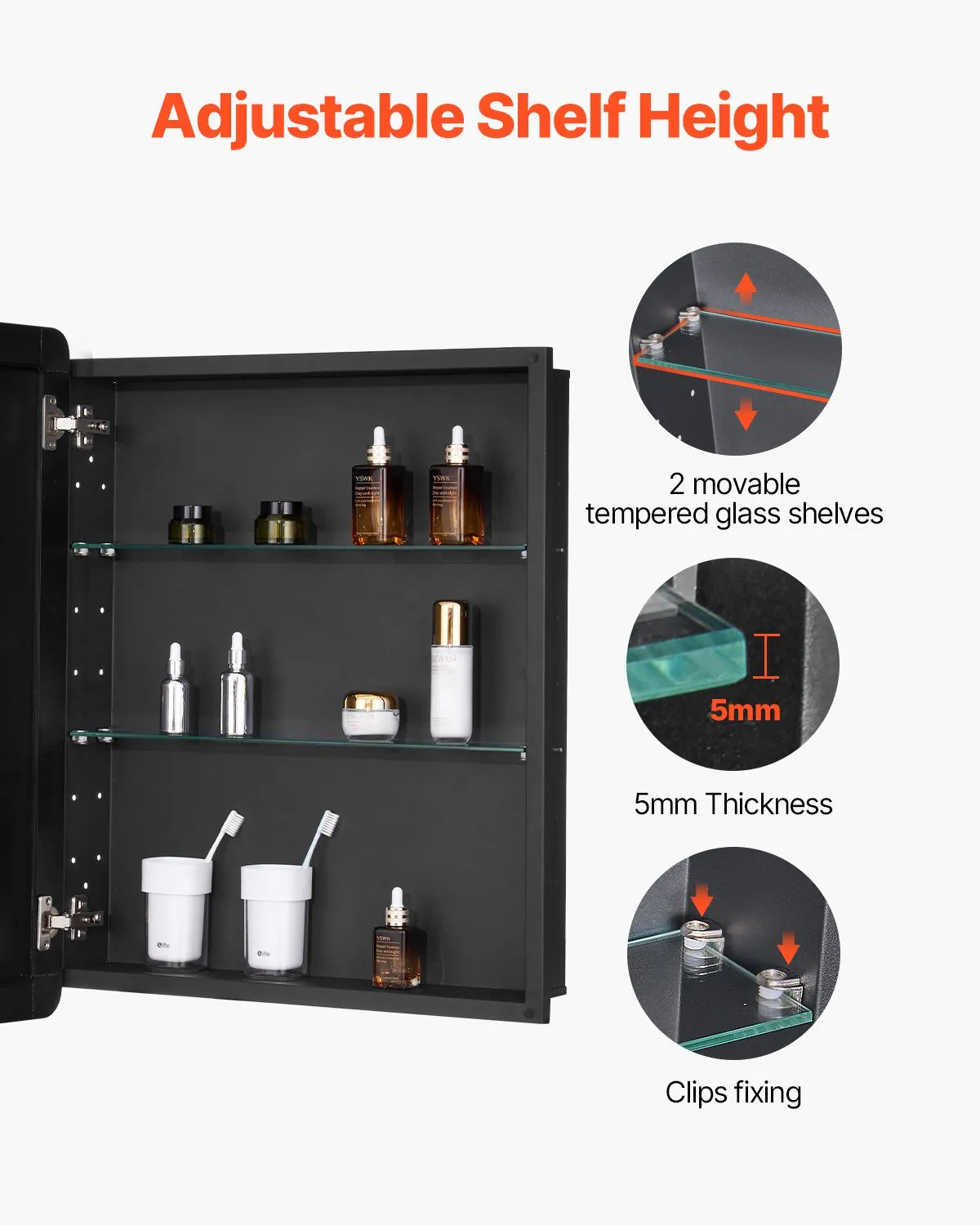 VEVOR Medicine Cabinet 24