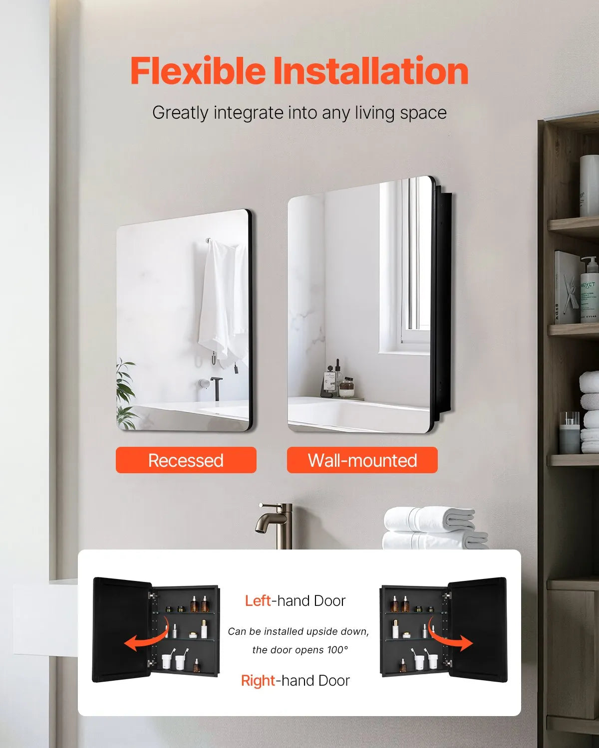 VEVOR Medicine Cabinet 24