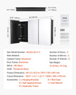 VEVOR Medicine Cabinet 25.5