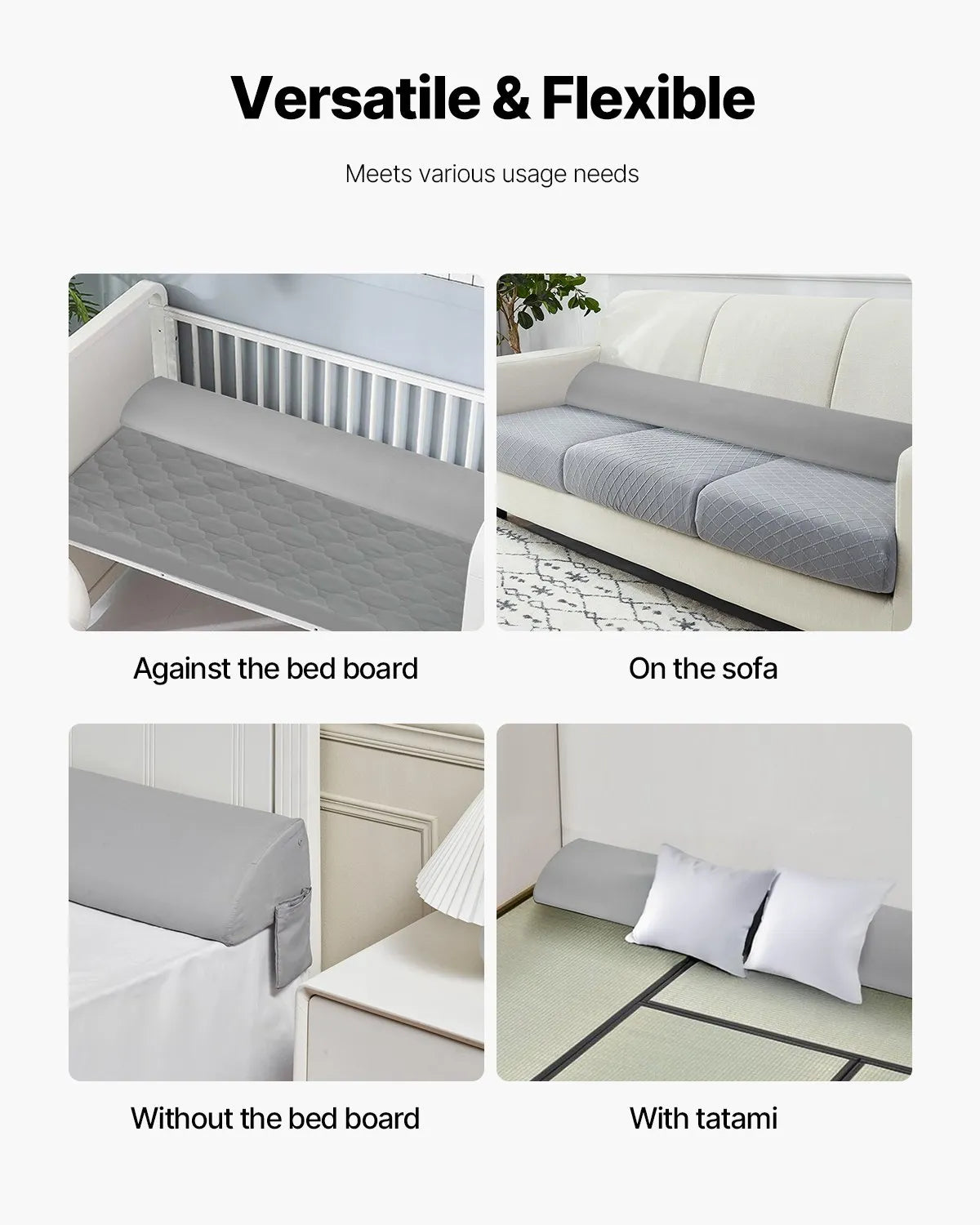 VEVOR Bed Wedge Pillow for Headboard 72