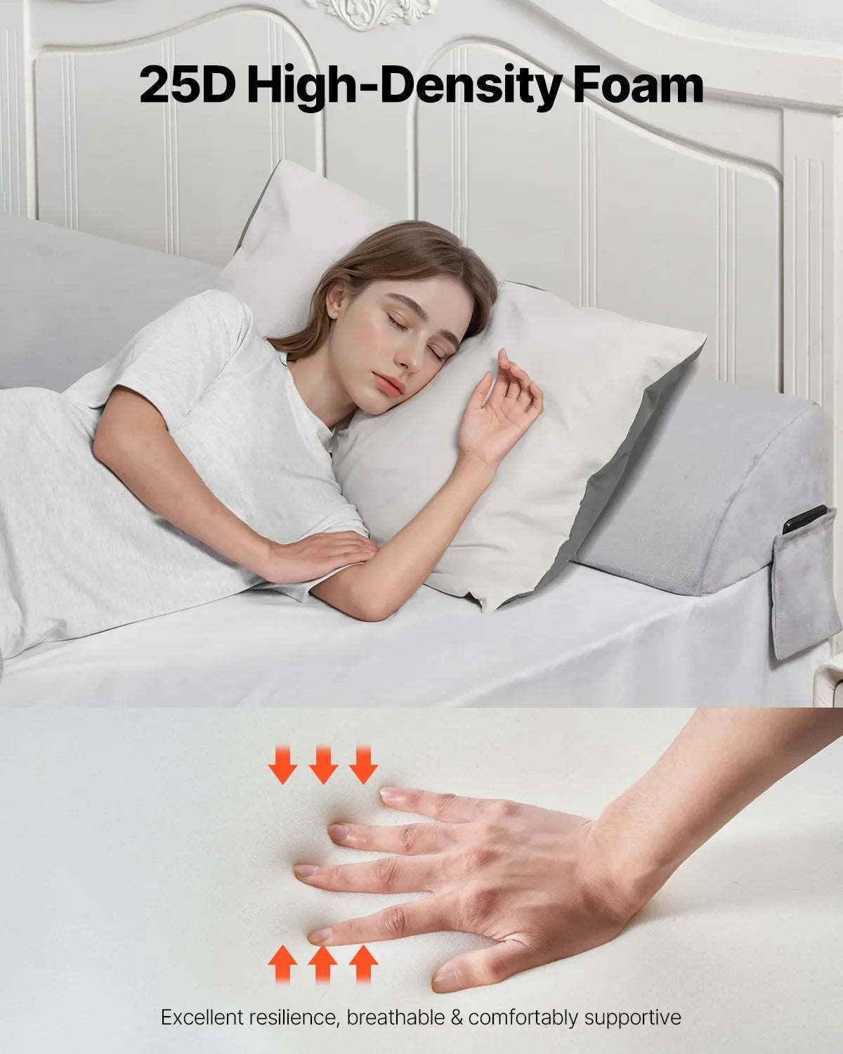 VEVOR Bed Wedge Pillow 76