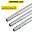 VEVOR Advertising Flag Pole, 3 x Feather Flag Bundles, 16ft Windless Flag Pole Sets with Ground Mounting Stake, 6pcs Swooper Flag Pole Kit, Feather Flag Pole for Businesses Storefronts