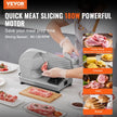 VEVOR Meat Slicer, 180W Electric Deli Food Slicer with 7.5