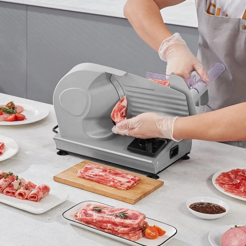 VEVOR Meat Slicer, 180W Electric Deli Food Slicer with 7.5