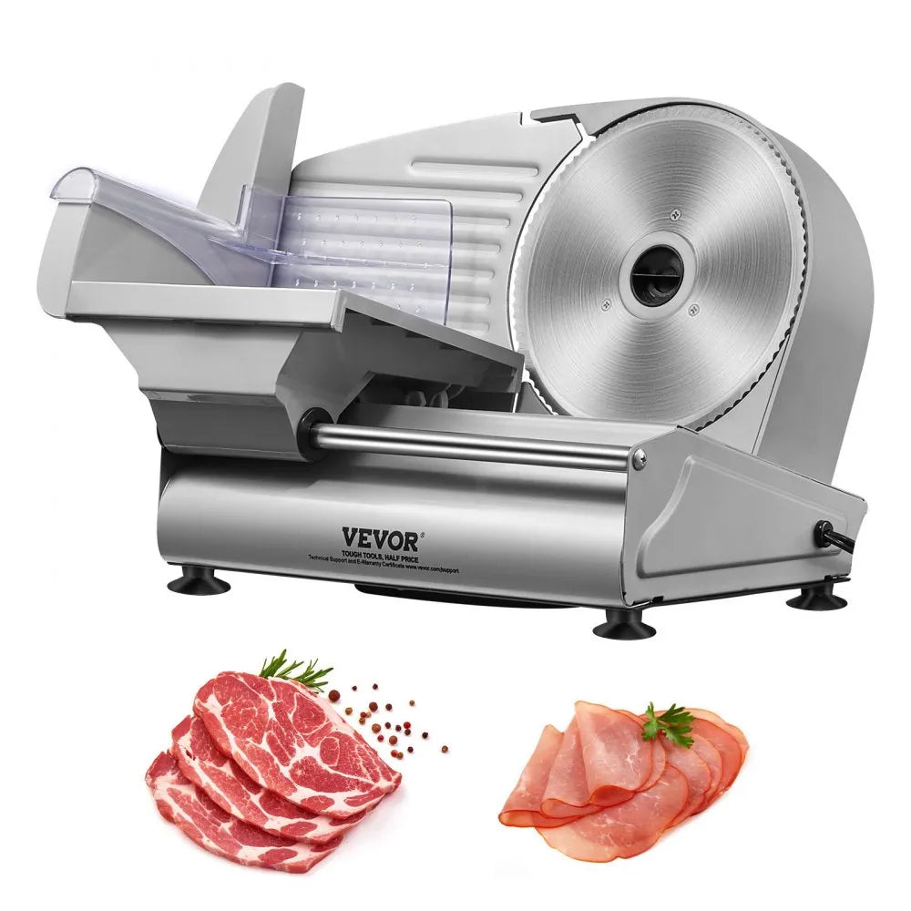 VEVOR Meat Slicer, 180W Electric Deli Food Slicer with 7.5