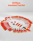 Insulated Screwdriver Set 50-Piece Insulated Tool Set for Electricians 1000V