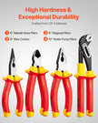 VEVOR Insulated Screwdriver Set 12-Piece Insulated Tool Set for Electricians