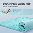VEVOR Mattress Topper Soft Memory Foam Cooling Gel Infusion Queen Size 2 Inches