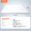 VEVOR Mattress Topper Soft Memory Foam Detachable & Washable Queen 3