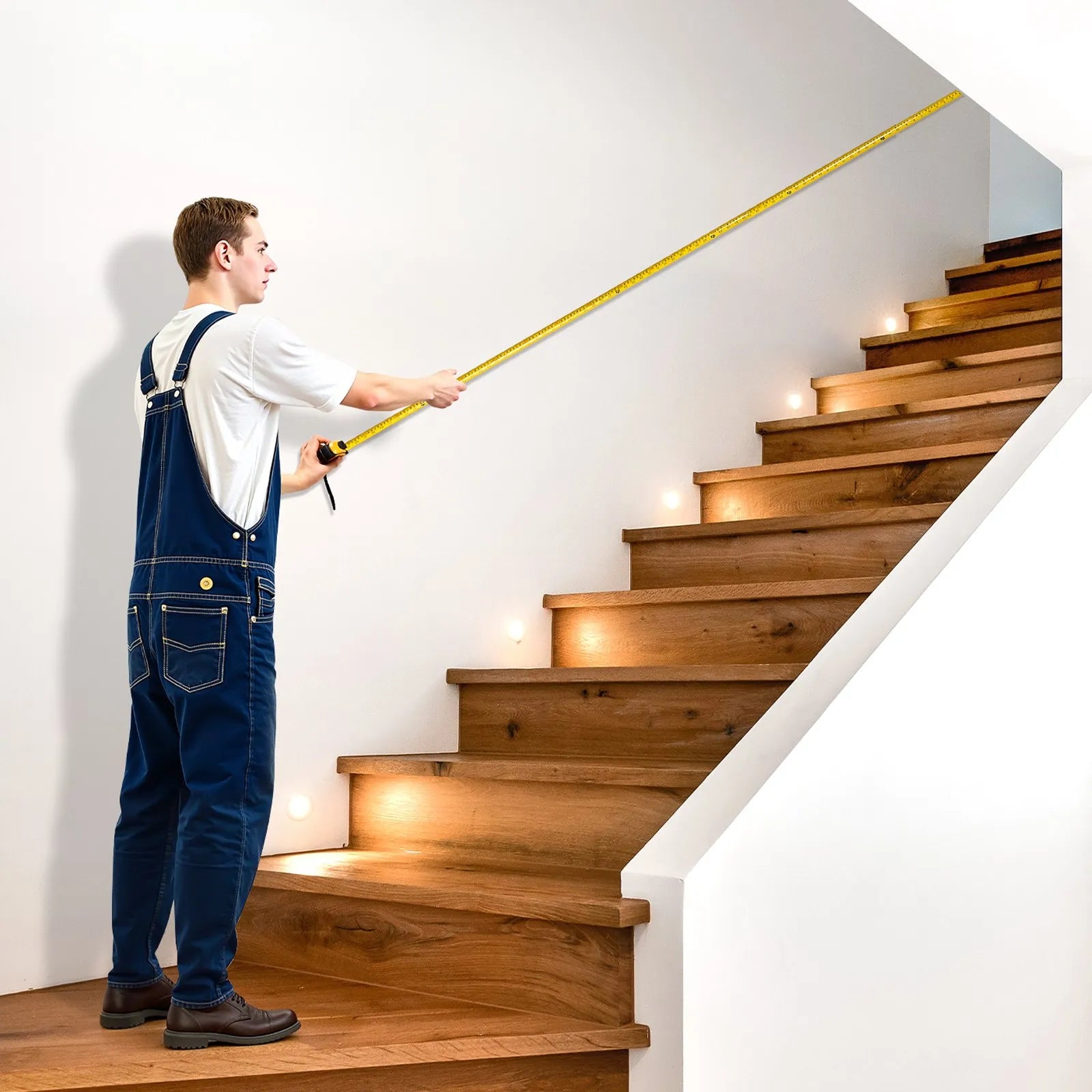 VEVOR Tape Measure 25ft Retractable Imperial Metric ABS Case for Decoration