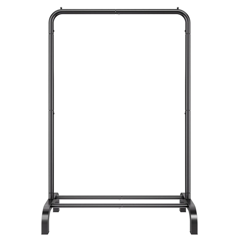 VEVOR Clothes Rack, Heavy Duty Clothing Garment Rack with Hanging Rod and Bottom Storage Area, Clothing Rack for Bedroom Guest Room