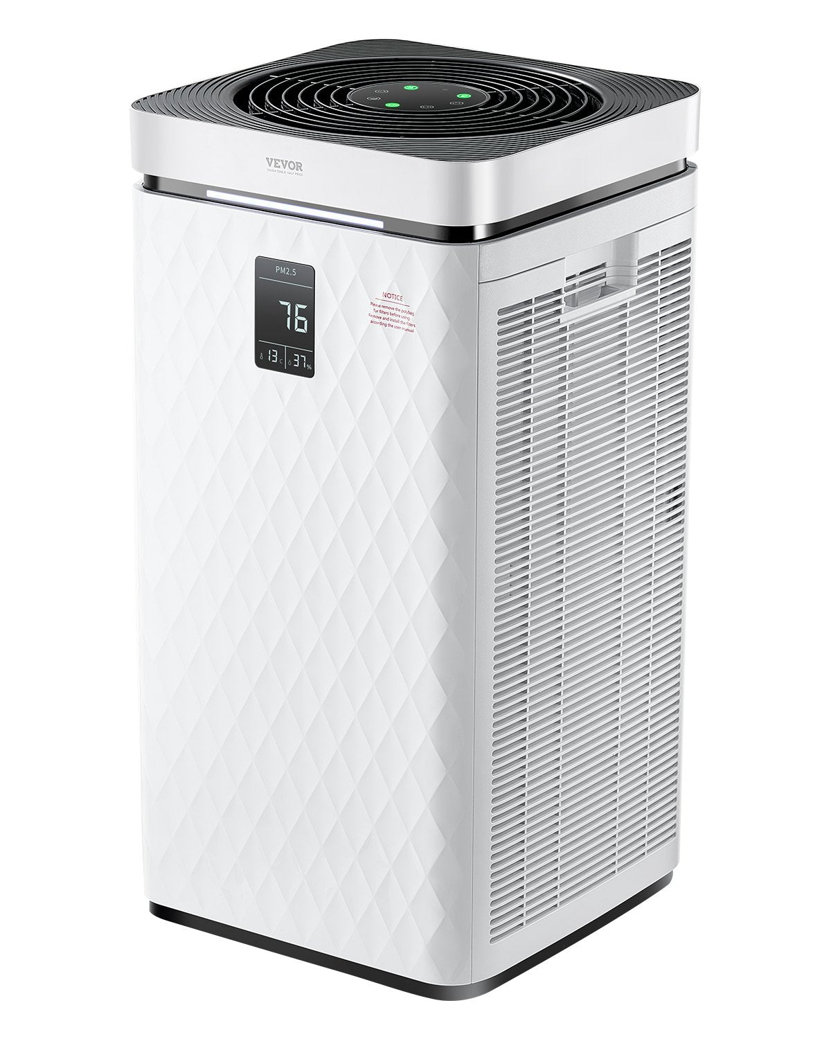 VEVOR 3139 ft²/h Air Purifier H13 HEPA Smart Air Purifier for Home & Office