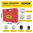 VEVOR Pipe Stretcher Kit, Exhaust Pipe Stretcher Kit 1-5/8\