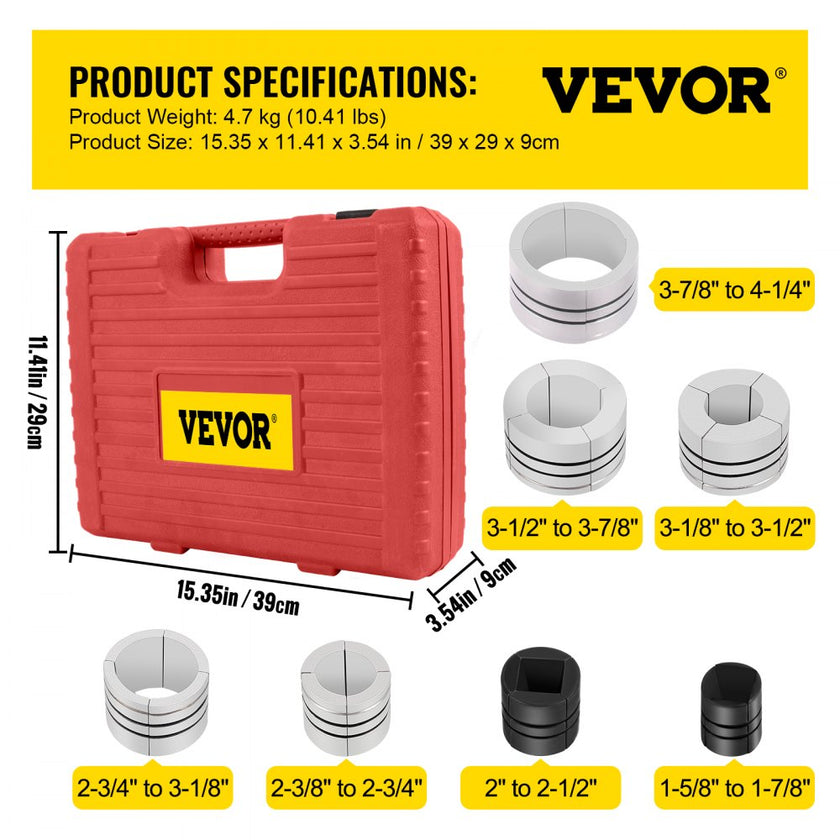 VEVOR Pipe Stretcher Kit, Exhaust Pipe Stretcher Kit 1-5/8\