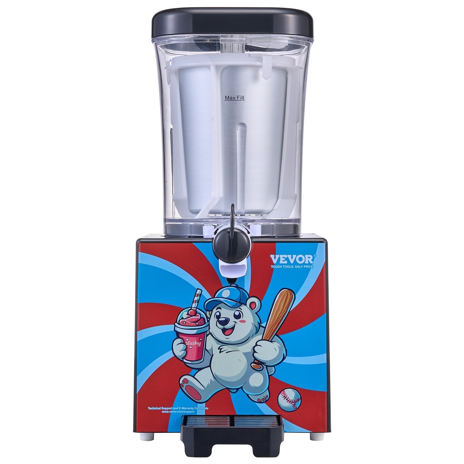VEVOR Slushy Machine for Home Margarita Slush Maker 34oz Frozen Drink Machine