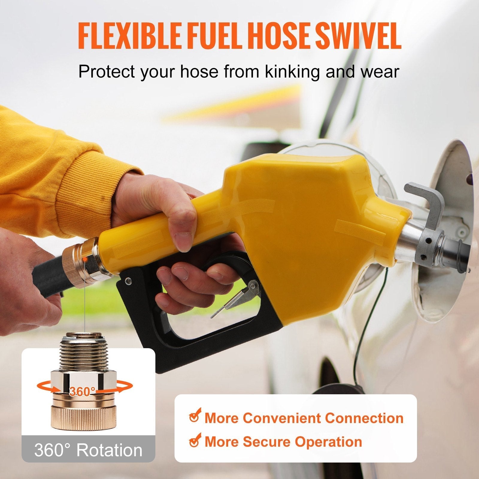 VEVOR Automatic Fuel Nozzle Shut Off Fuel Refilling 3/4