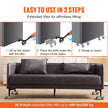 VEVOR Furniture Dolly, Furniture Moving Dollies with 360° PP Swivel Wheels & Carbon Steel Panel, 500 Lbs Capacity Furniture Lift Mover Tool Set for Moving Heavy Furniture Refrigerator Sofa