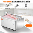 VEVOR Fried Ice Cream Roll Machine, 12.6