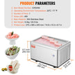 VEVOR Fried Ice Cream Roll Machine, 12.6