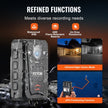 VEVOR 1440P HD Police Body Camera, 64GB Body Cam with Audio Video Recording Picture, Built-in 3500 mAh Battery, 2.0
