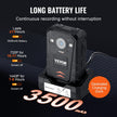 VEVOR 1440P HD Police Body Camera, 128GB Body Cam with Audio Video Recording Picture, Built-in 3500 mAh Battery, 2.0
