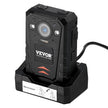 VEVOR 1440P HD Police Body Camera, 128GB Body Cam with Audio Video Recording Picture, Built-in 3500 mAh Battery, 2.0