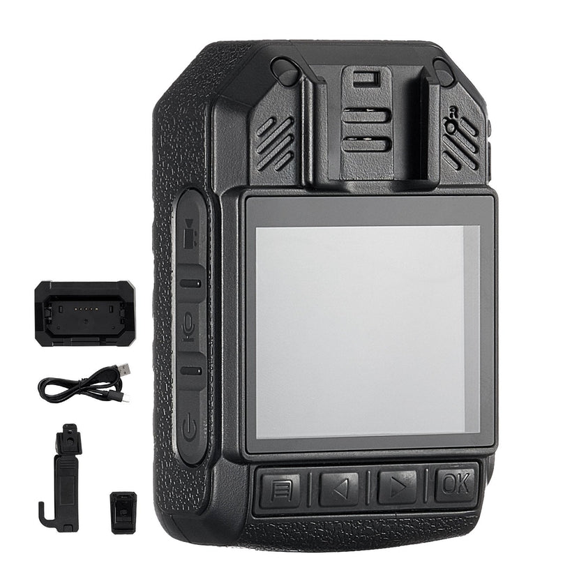 VEVOR 1440P HD Police Body Camera, 128GB Body Cam with Audio Video Recording Picture, Built-in 3500 mAh Battery, 2.0
