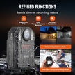 VEVOR 1440P HD Police Body Camera, 64GB Body Cam with Audio Video Recording Picture, Built-in 2850 mAh Battery, 2.0