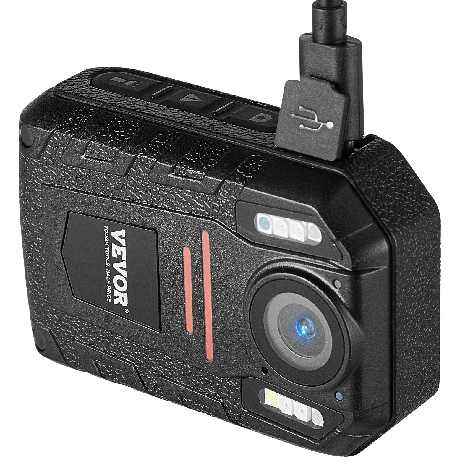 VEVOR 1440P HD Police Body Camera, 64GB Body Cam with Audio Video Recording Picture, Built-in 2850 mAh Battery, 2.0