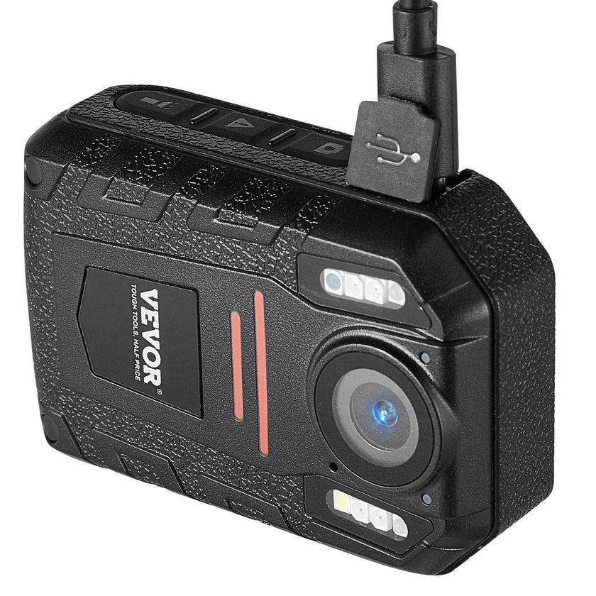 VEVOR 1440P HD Police Body Camera, 64GB Body Cam with Audio Video Recording Picture, Built-in 2850 mAh Battery, 2.0