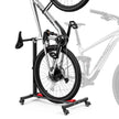 VEVOR Freestanding Bike Stand, Vertical & Horizontal Bike Storage Rack with Lockable Casters, Adjustable Carbon Steel Bicycle Floor Stand for 20-29 Inch Bike