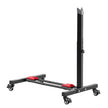 VEVOR Freestanding Bike Stand, Vertical & Horizontal Bike Storage Rack with Lockable Casters, Adjustable Carbon Steel Bicycle Floor Stand for 20-29 Inch Bike