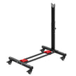 VEVOR Freestanding Bike Stand, Vertical & Horizontal Bike Storage Rack with Lockable Casters, Adjustable Carbon Steel Bicycle Floor Stand for 20-29 Inch Bike