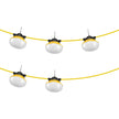 VEVOR 50FT Construction String Work Lights 50W 5000LM Connectable Waterproof