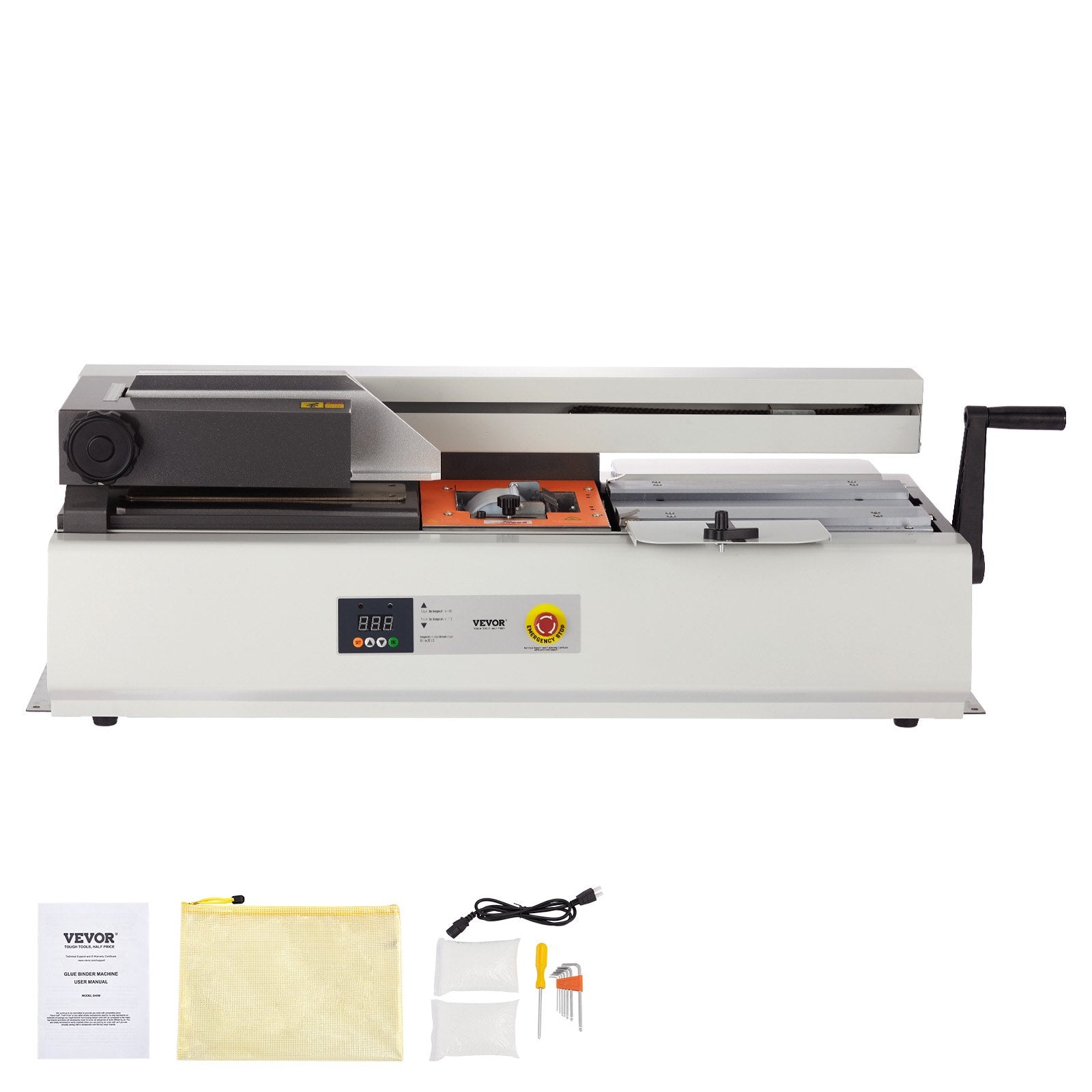 VEVOR Thermal Binding Machine Hot Glue Binder 400 Sheets A3 A4 A5 Documents