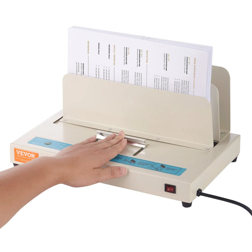 VEVOR Thermal Binding Machine Thermal Book Binder 500 Sheets A3 A4 A5 Document