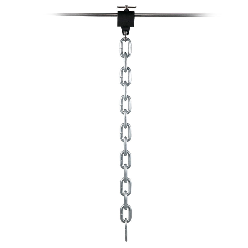 VEVOR Weight Lifting Chains, 1 Pair 26LBS/12KG Weight Lifting Chains,Bench Press Chains with Collars, 5.2FT Olympic Barbell Chains Weight Chains for Power Lifting, Silver